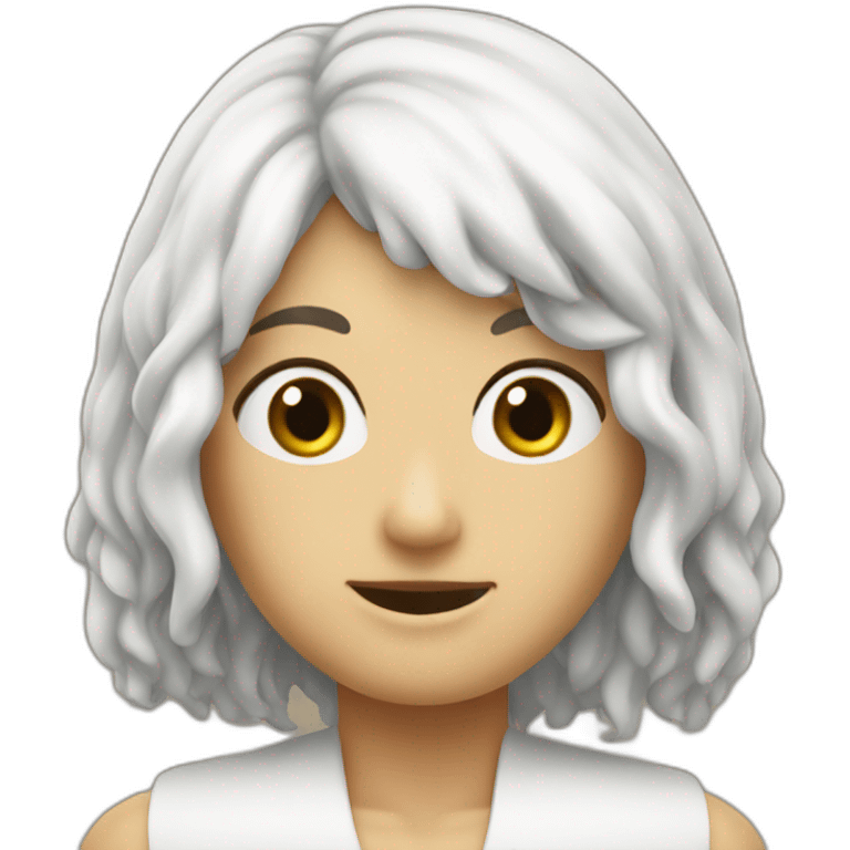 Caca blanc emoji