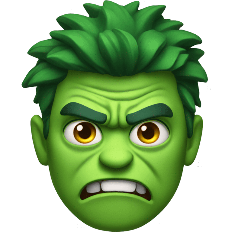 angry green mutant emoji