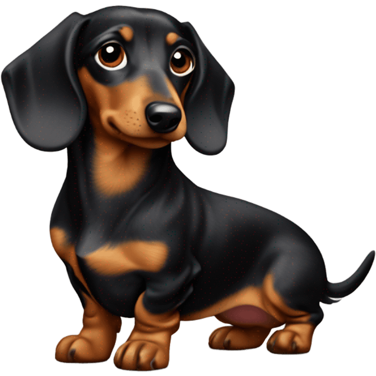 Mini dapple dachshund  emoji