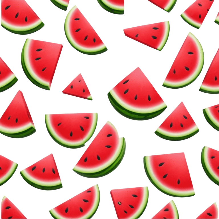 Water melon fell on  emoji