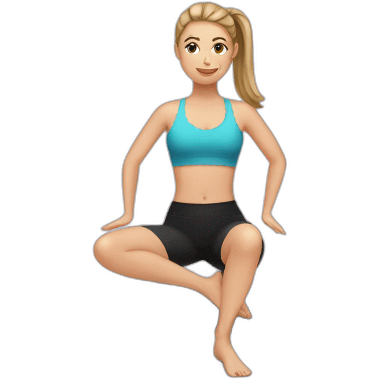 Pilates girl emoji