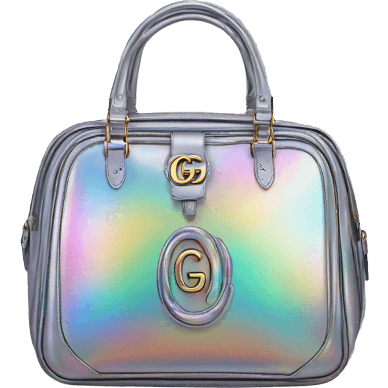 Holographic Gucci bag  emoji