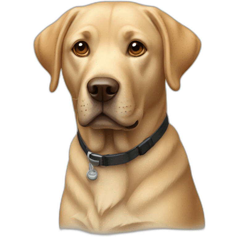 Un labrador emoji