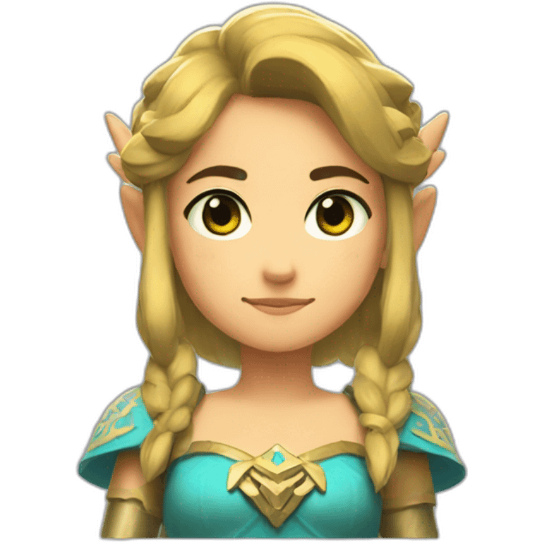 La princesse zelda breath of the wild emoji