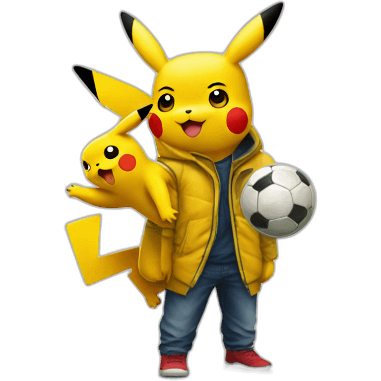 Pikachu et ronaldo emoji