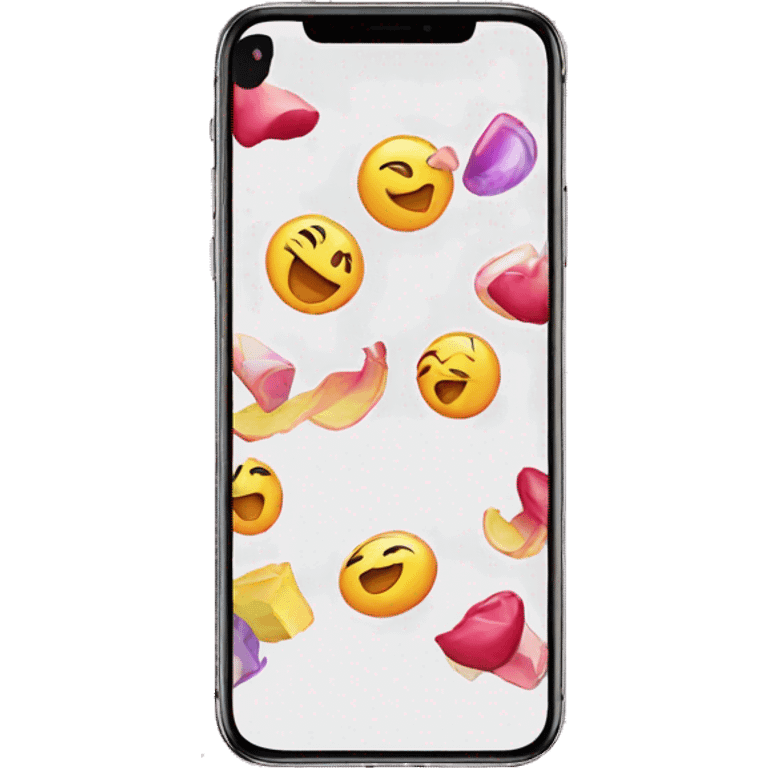 iPhone 15 with TikTok app one emoji