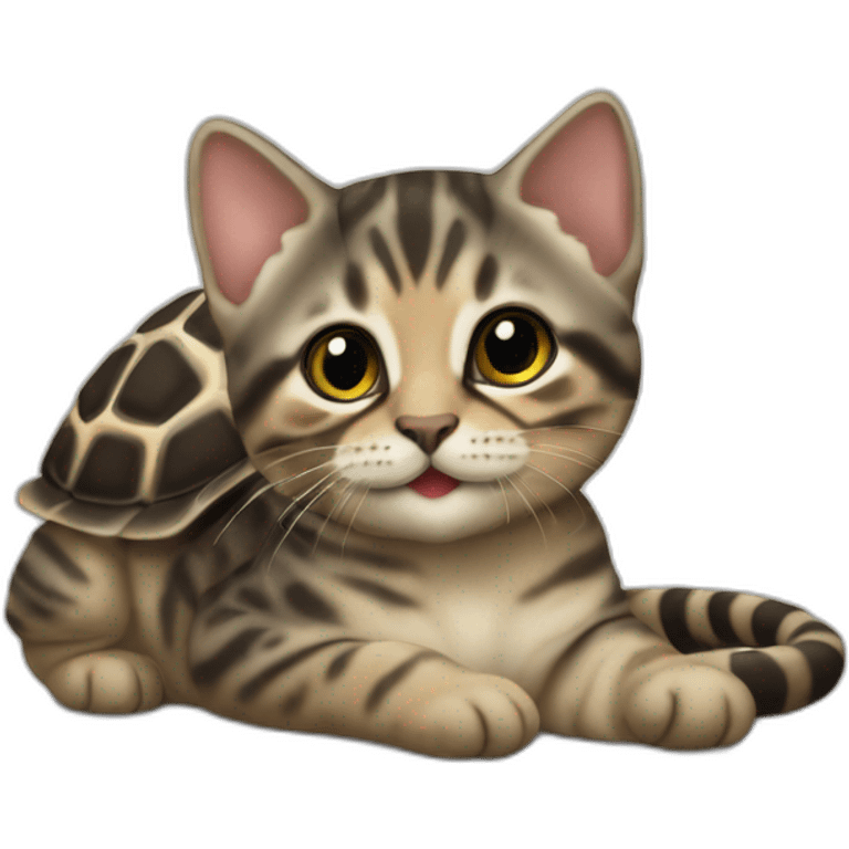 Chaton écailles de tortue emoji