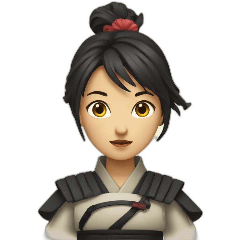 samourai girl emoji