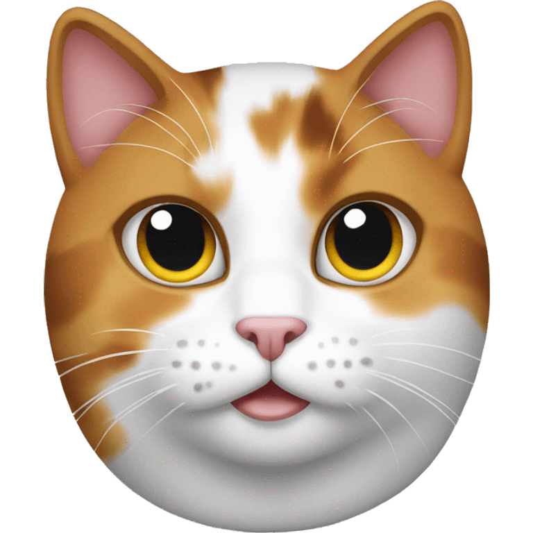 calico cat front the laptop emoji