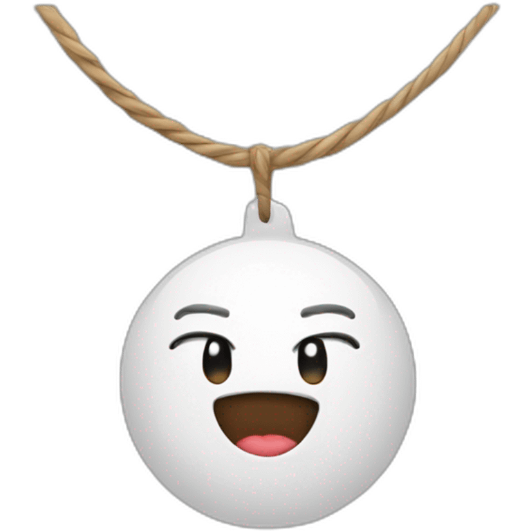 hanging emoji