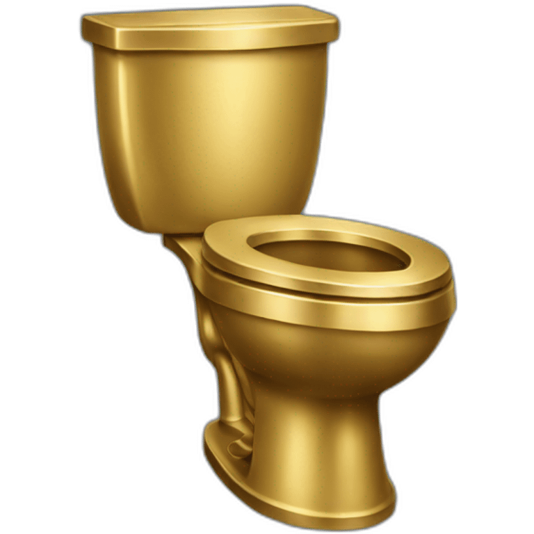 golden toilet emoji