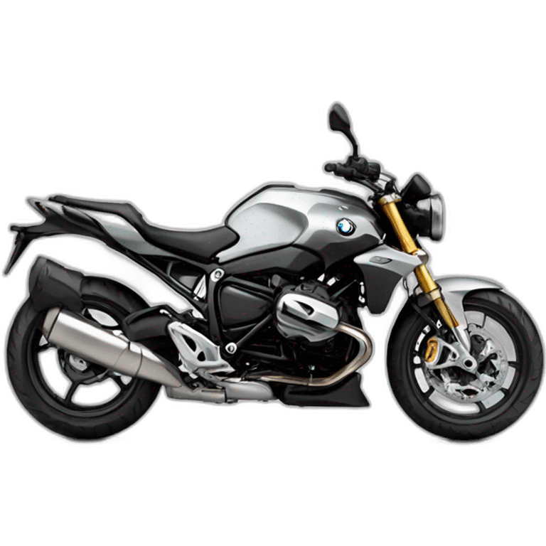 Biker bunny on bmw roadster emoji