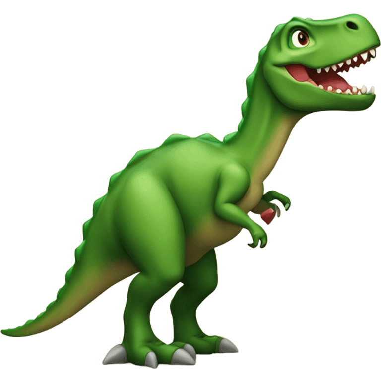 Dinosaure de Noël  emoji