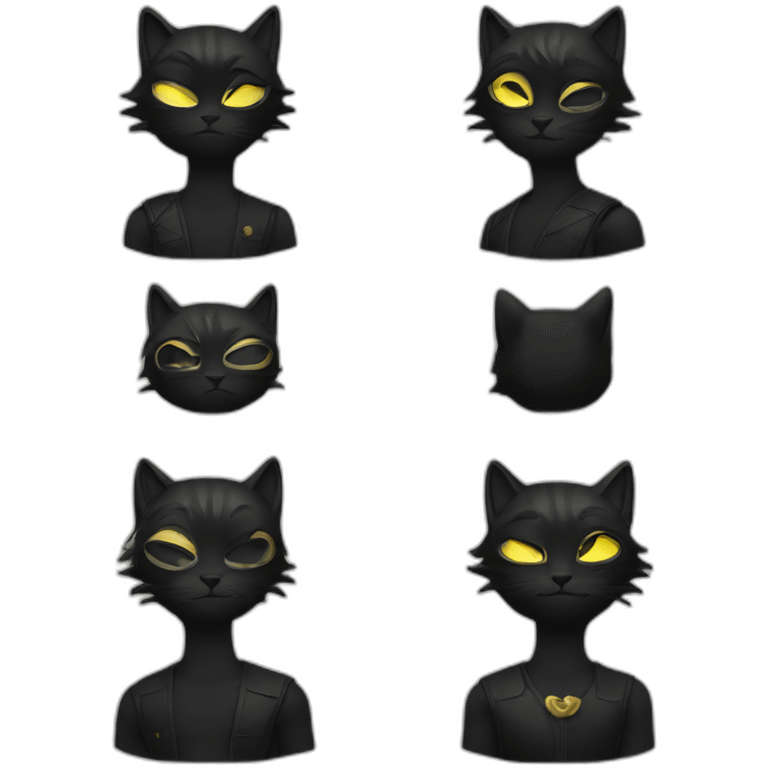 cat noir emoji