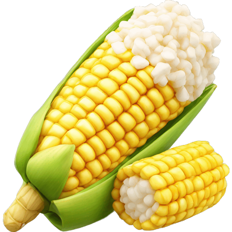 Elote preparado en va emoji