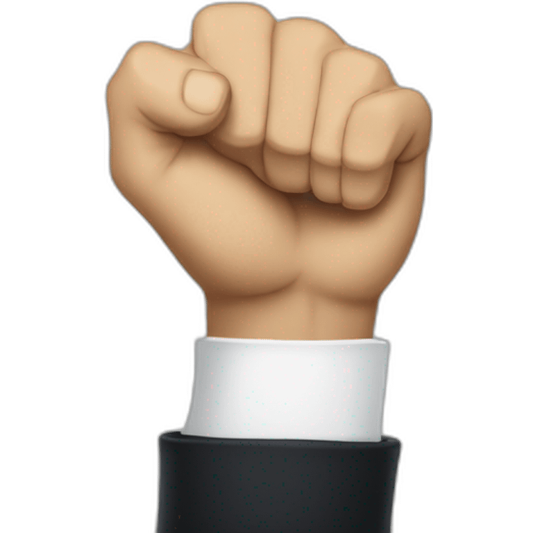 Macron fist Trudeau emoji