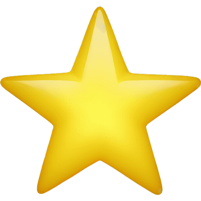 yellow star with glow emoji