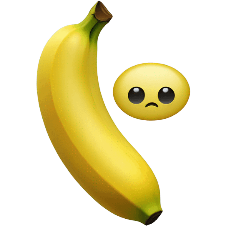 two balls with a banana emoji