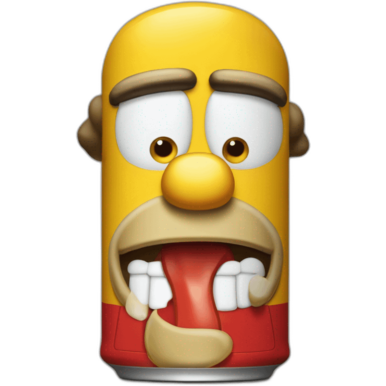 Homer drink jupiler emoji