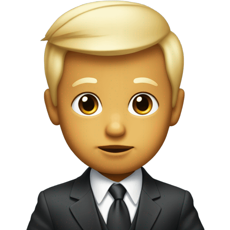 donald trump is a baby emoji