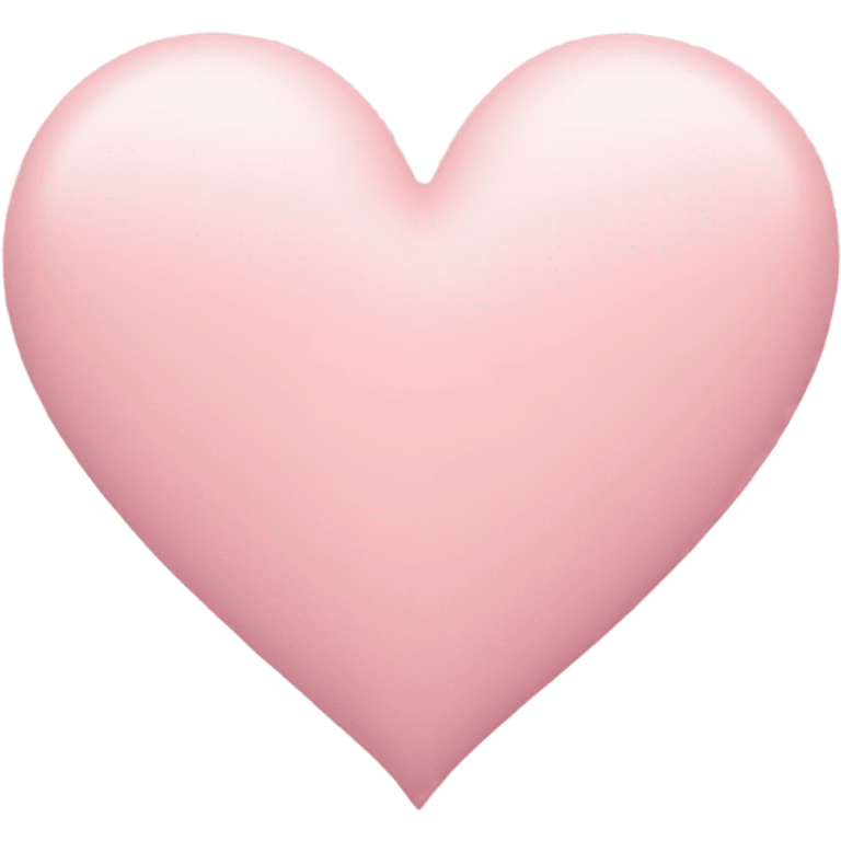 pastel pink heart emoji