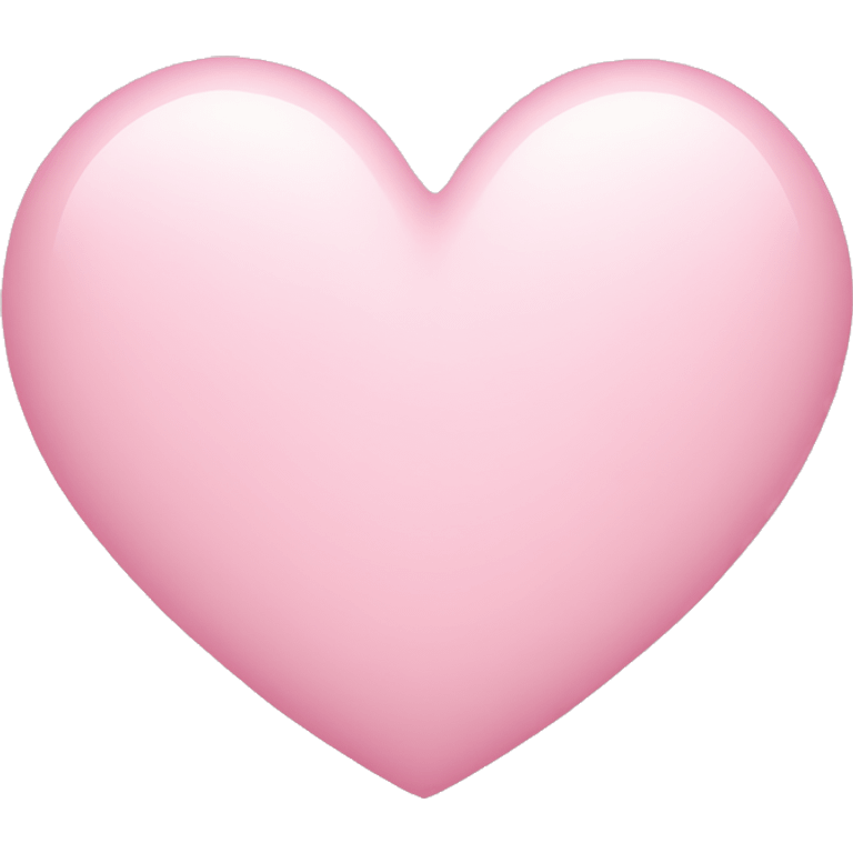 light pink heart emoji