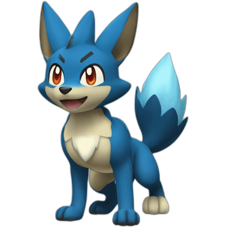 Lucario Pokémon  emoji