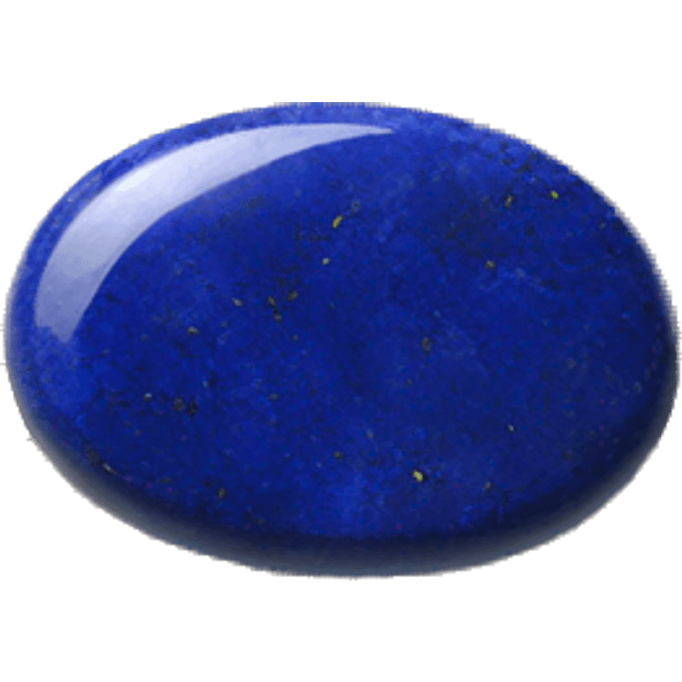 one lapis lazuli oval stone emoji