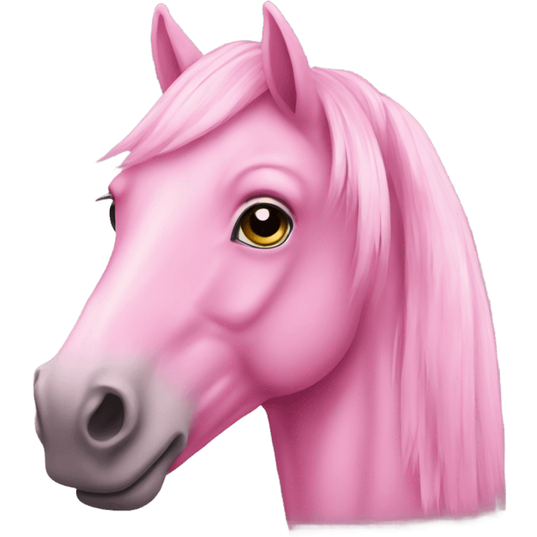 Pink horse emoji