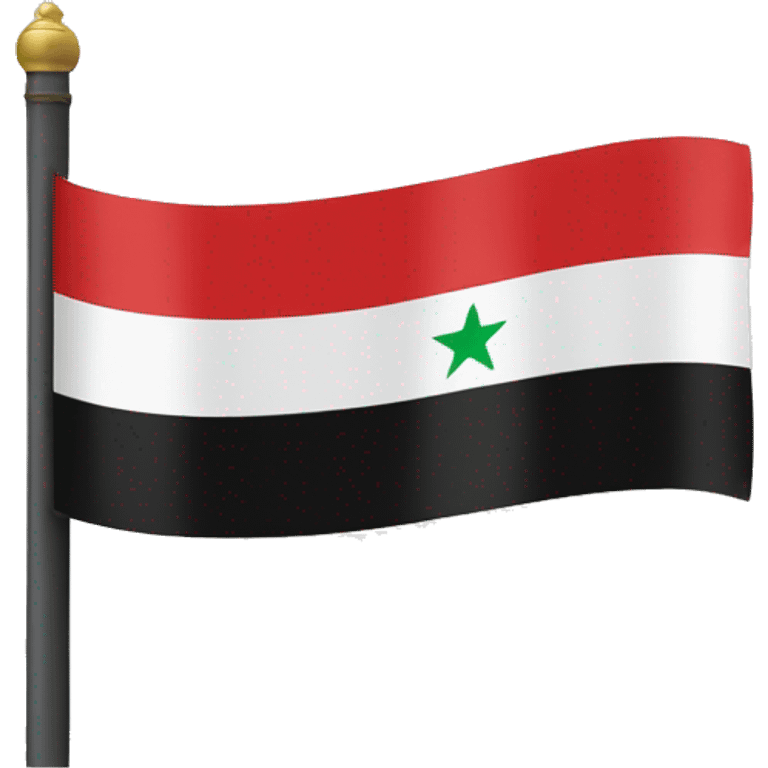 Independent Syria flag emoji