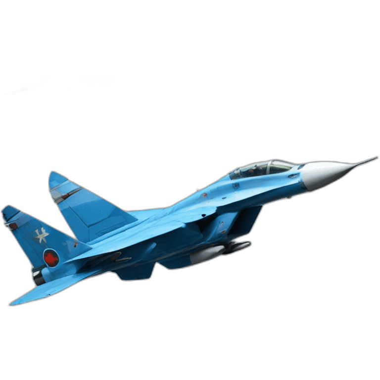 Avion chasse MiG-29 emoji