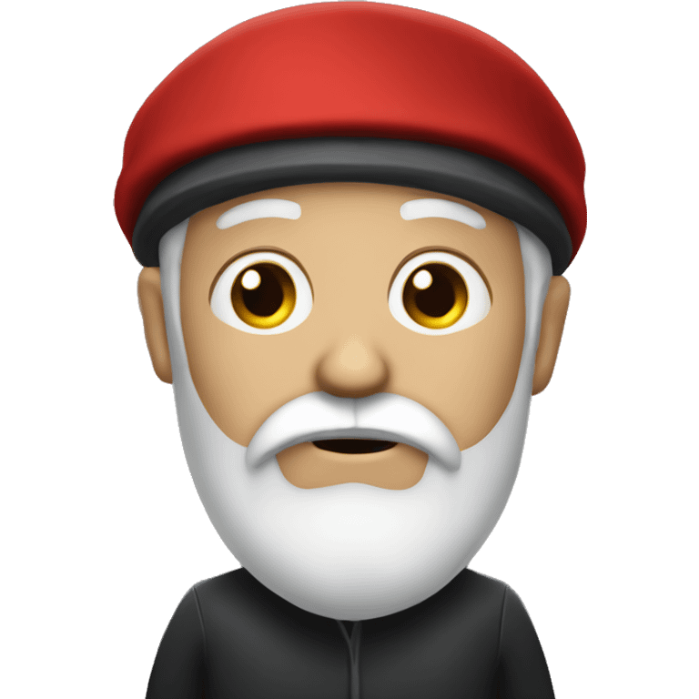 presdent thief with red hat and white beard emoji