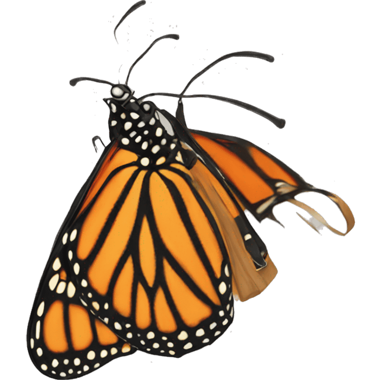 Monarch butterfly  emoji