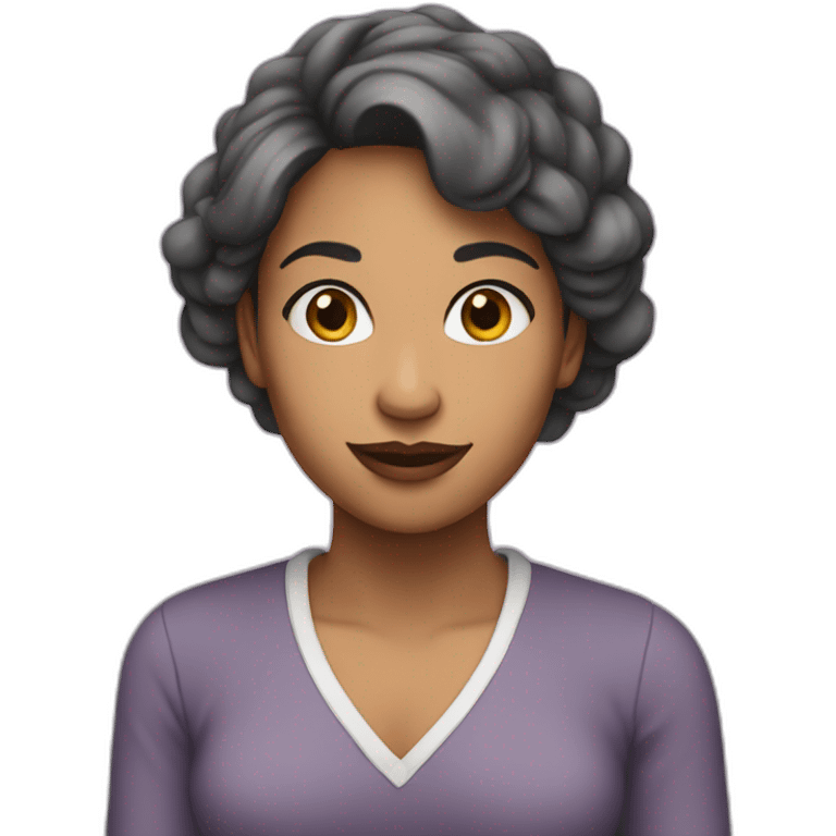 Femme à poi emoji