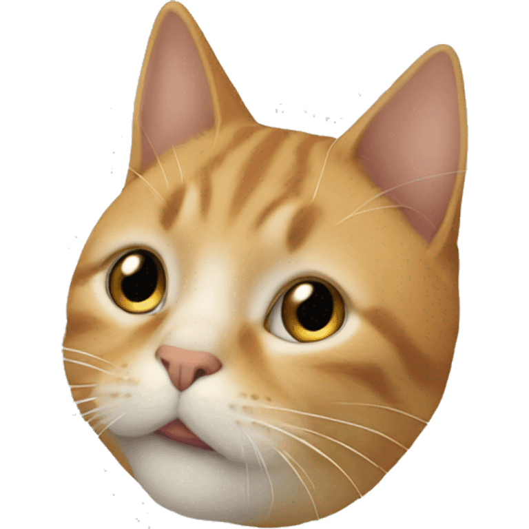 Un chat qui lève la emoji