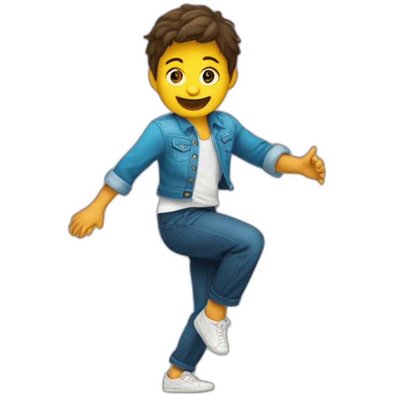 Niño-bailando emoji