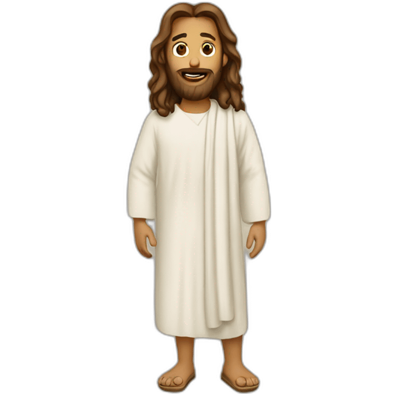 Jesus wearing crocs emoji