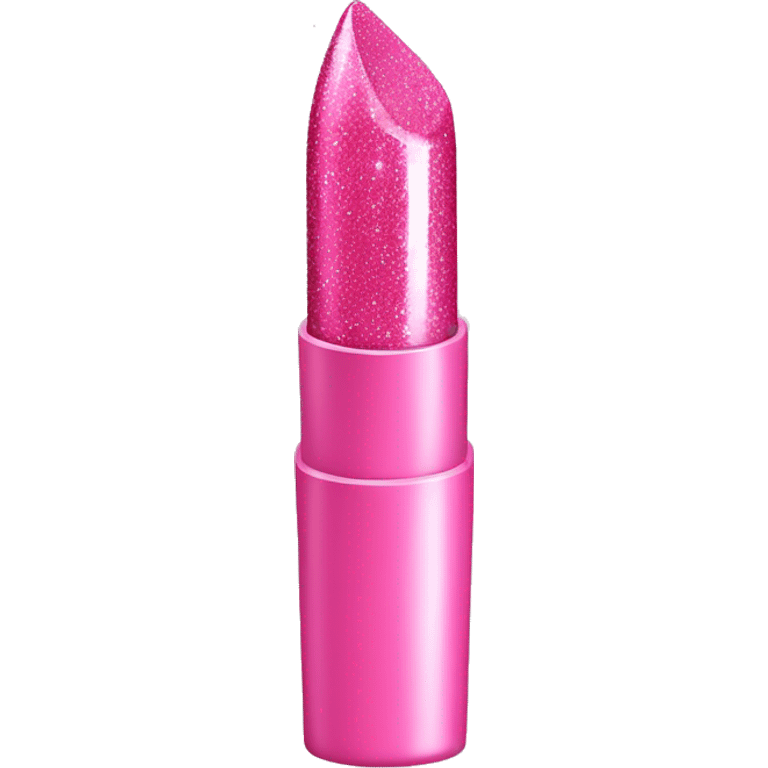 pink sparkly lipgloss emoji