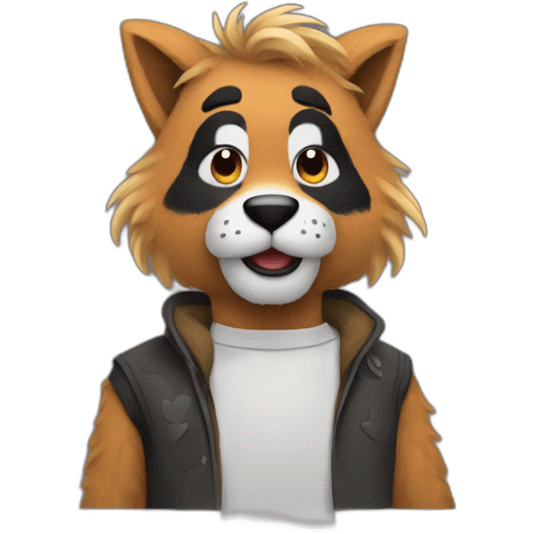 man in a FURSUIT emoji