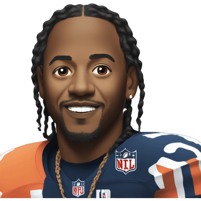 Kendrick Lamar at Super Bowl  emoji