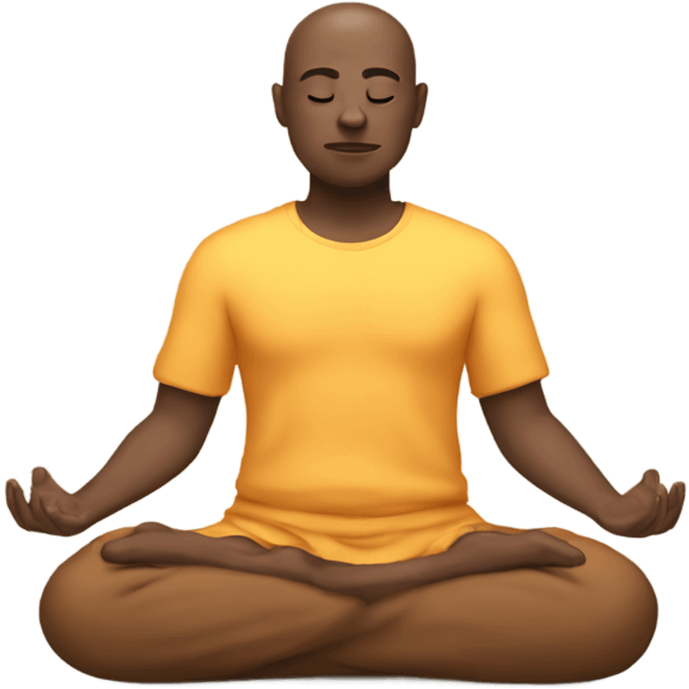 Meditate emoji