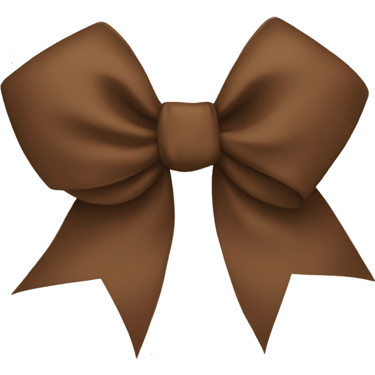 Brown bow  emoji