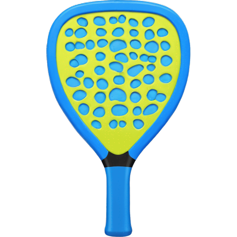 Blue pickleball paddle emoji