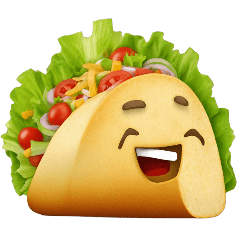 Red taco emoji