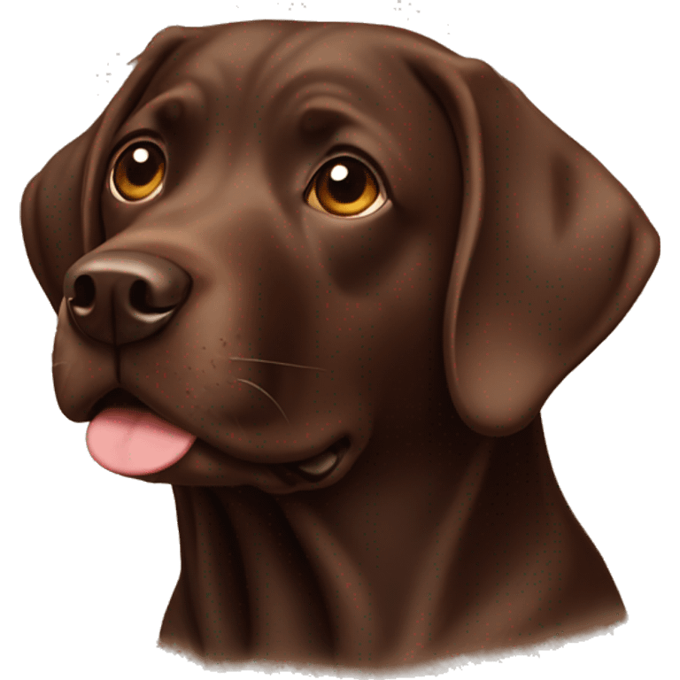 Chocolate Lab emoji