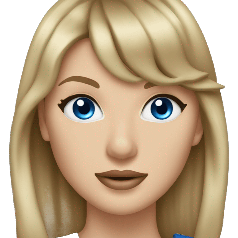 Taylor swift with blue eyes  emoji