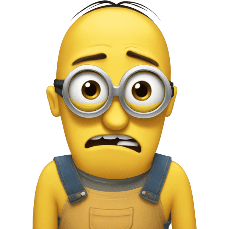 Minion crying  emoji