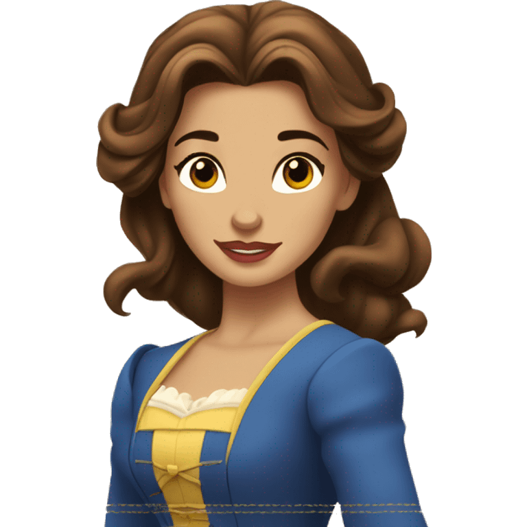 beauty and the beast belle emoji