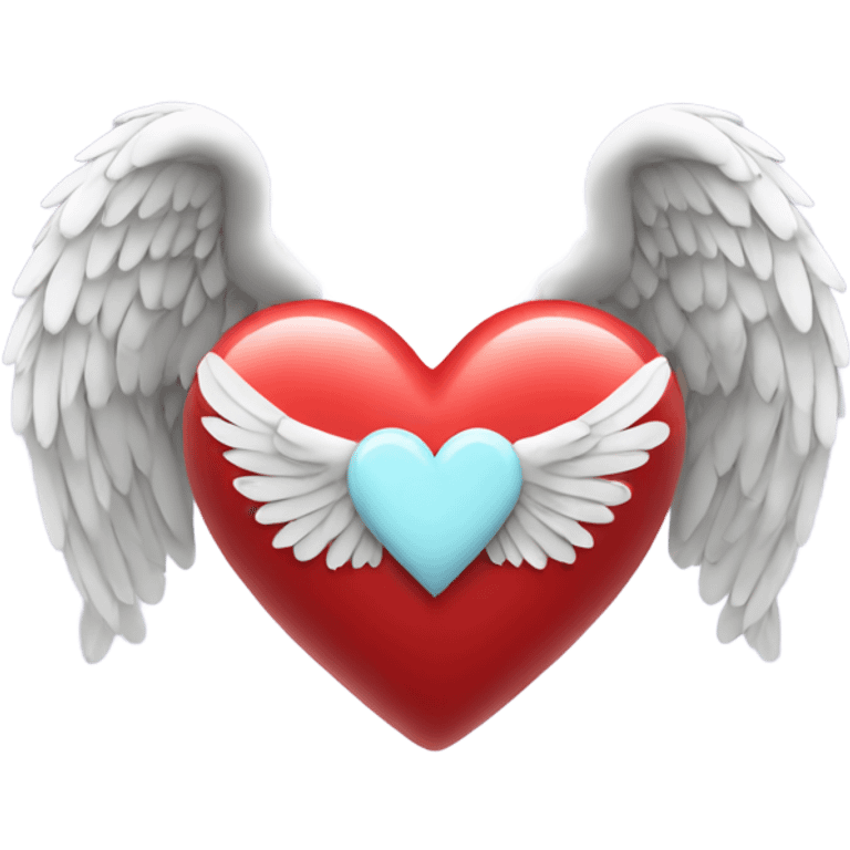 heart with angel wings emoji