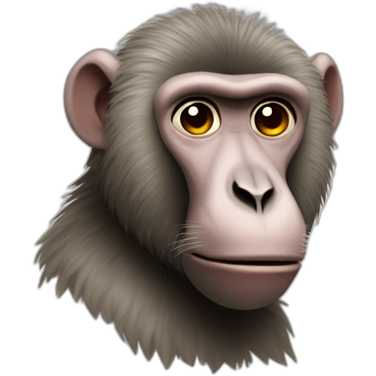 Baboon high temperature  emoji